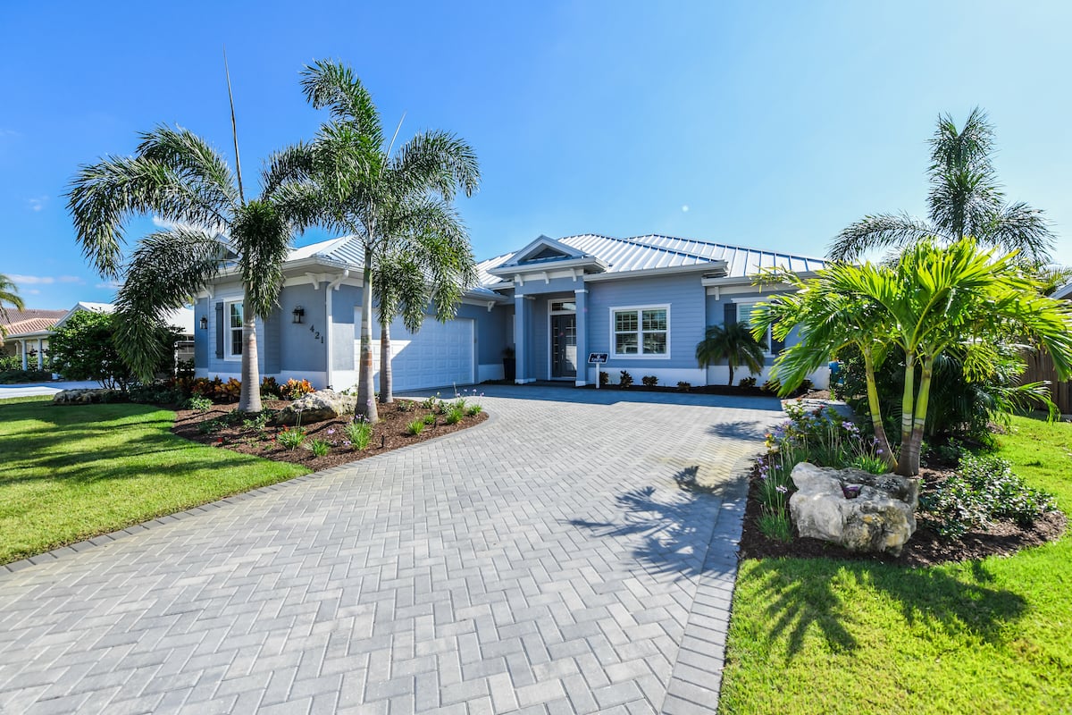 Model Home Exterior - Southwest florida Custom Home Builder